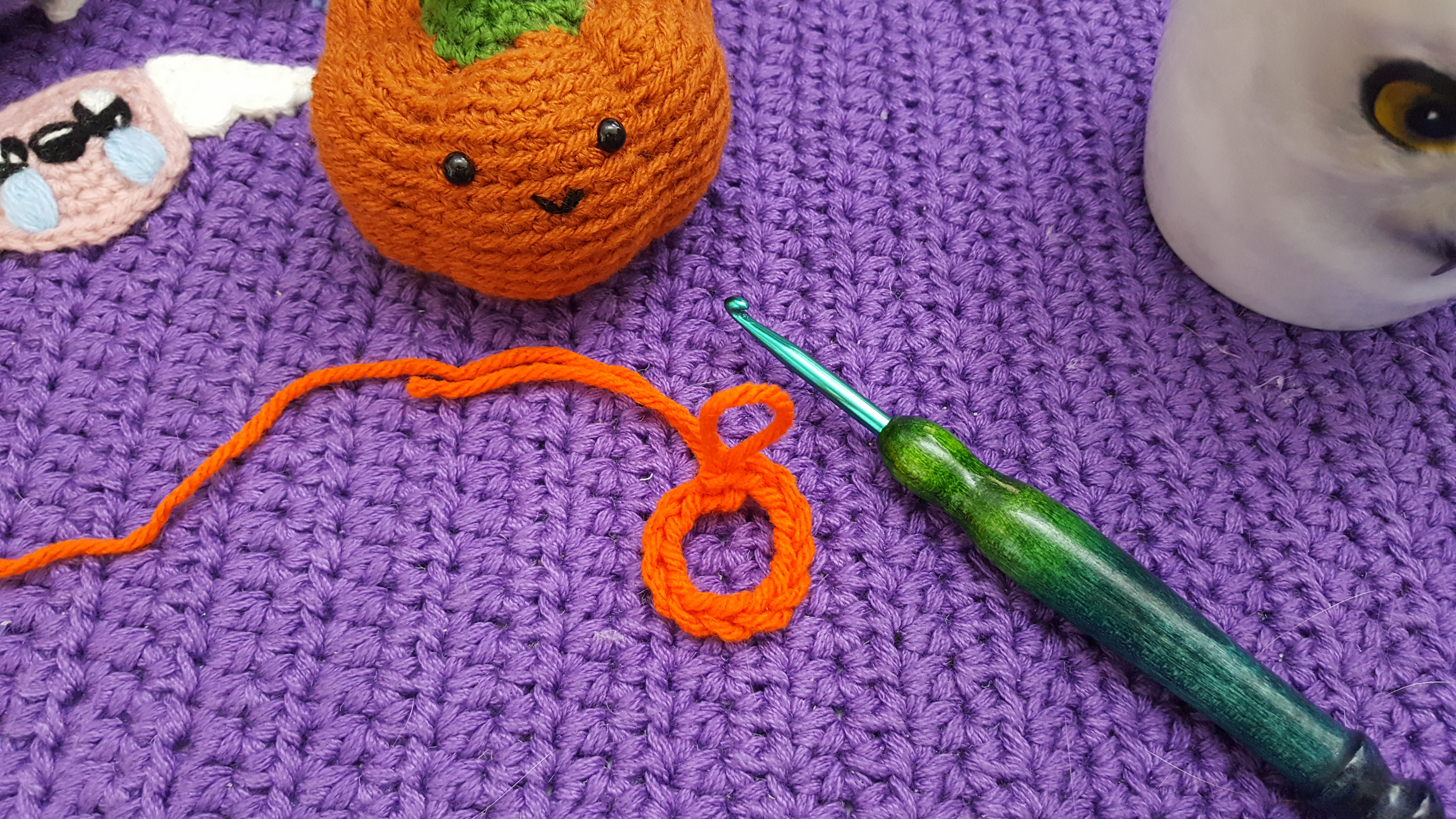 joined crochet chain