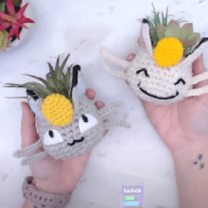 Meowth Planter CAL